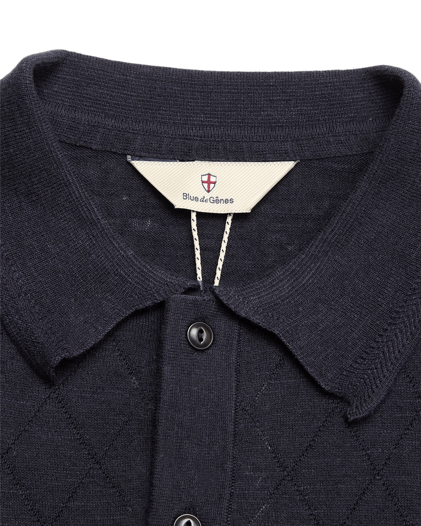 BGWally Diamond Polo – Dark Navy