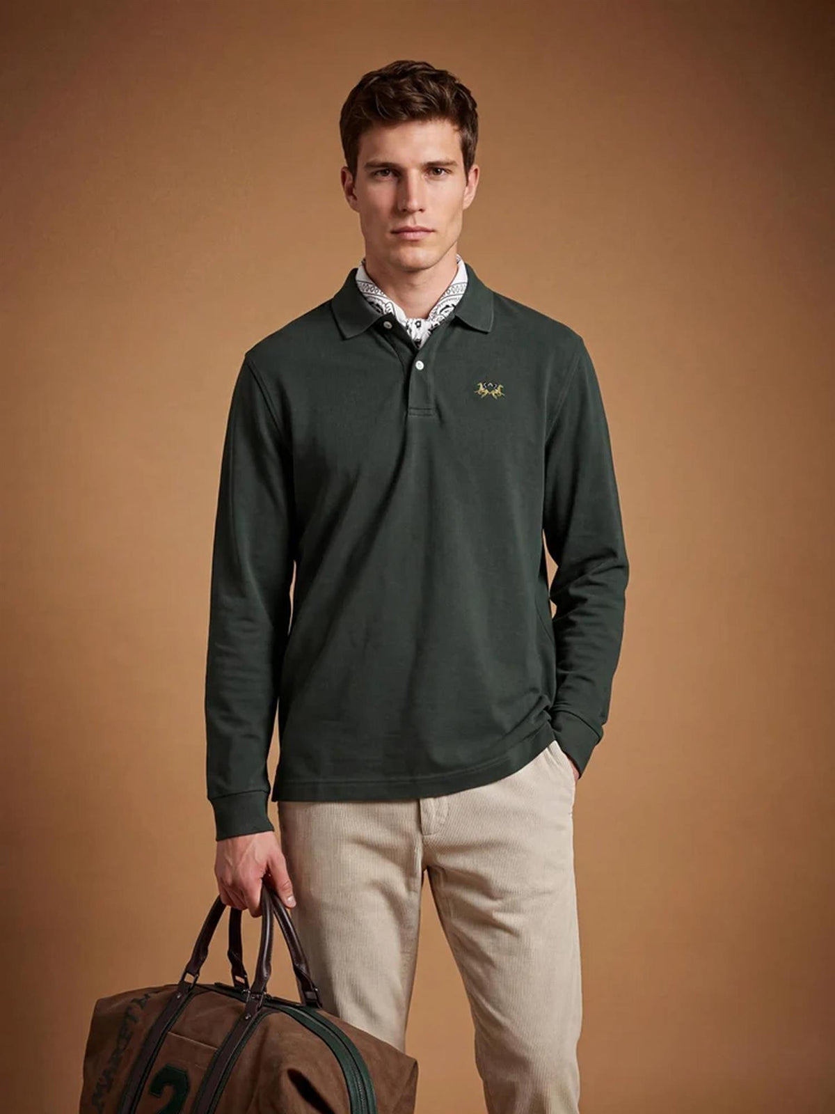 La Martina Doran Langermet Polo – Sycamore