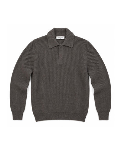 Super Geelong Ribbed Skipper – Light Grey