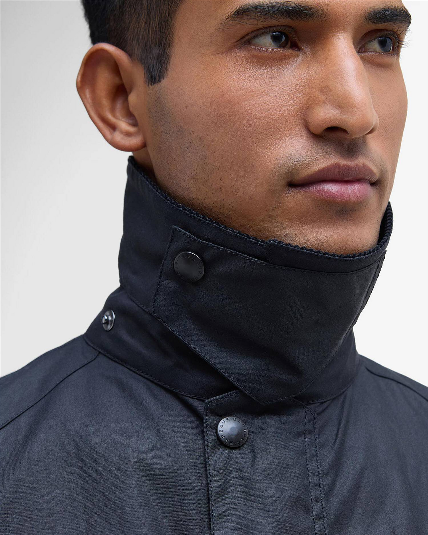 Barbour Ashby Wax Jacket Navy