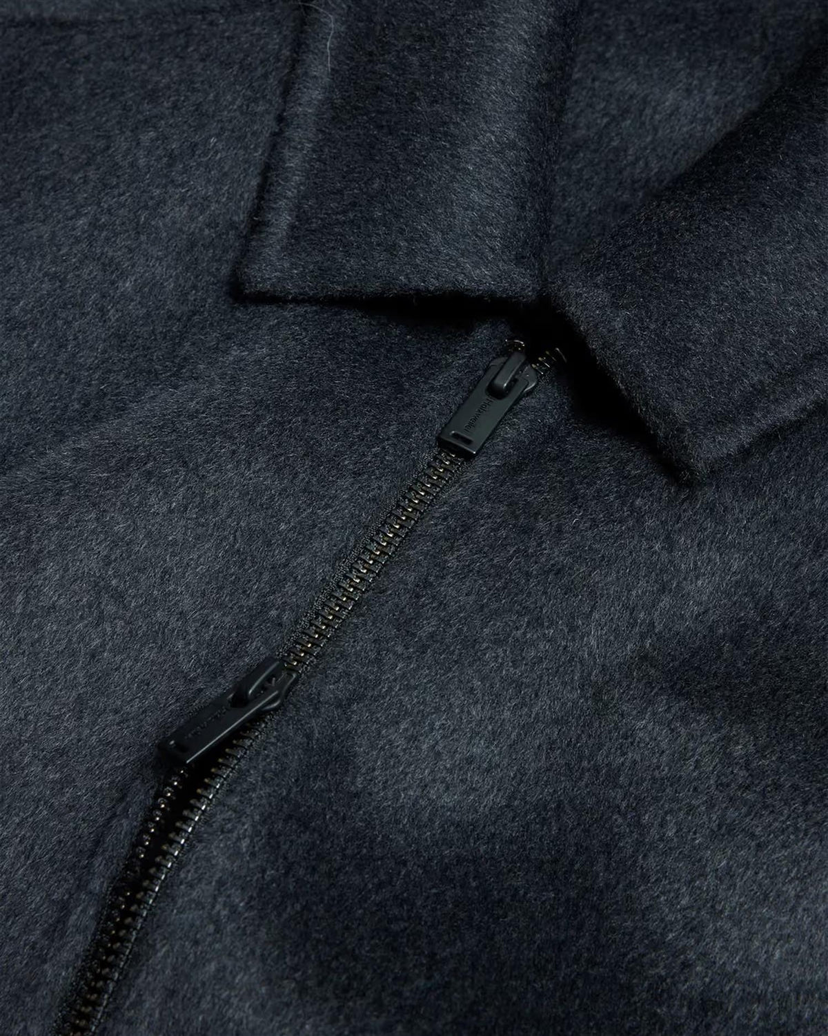 Chive Zip-Up Wool Jacket Grå