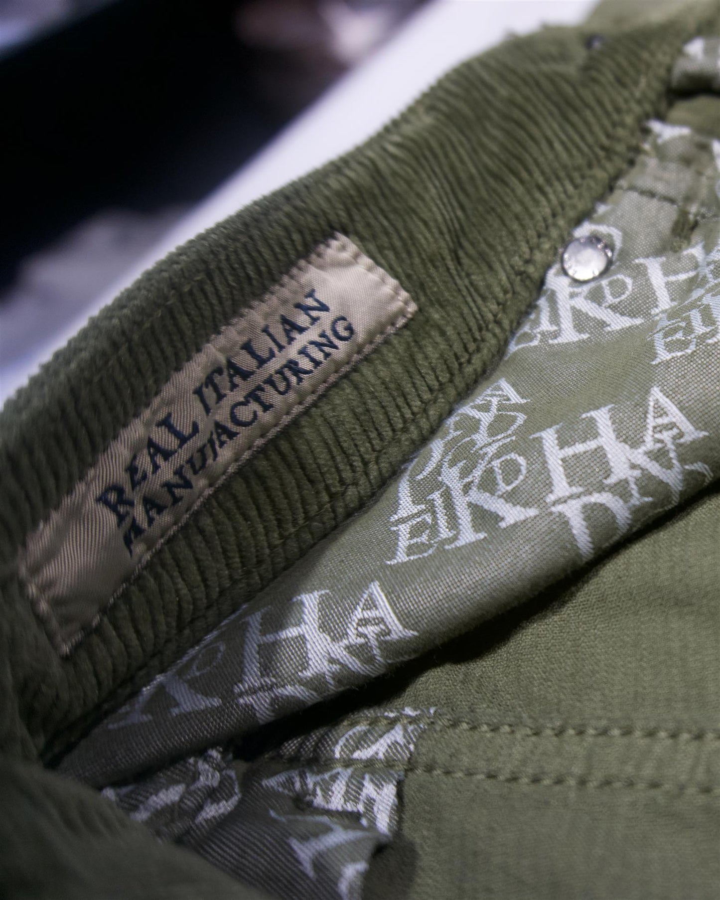 Ravello 5-pocket Kordbukser - Verde Bossco