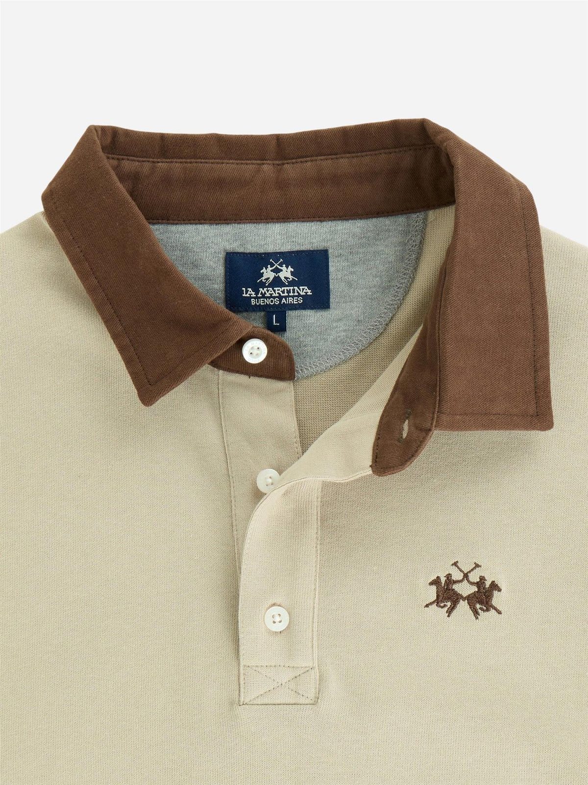 Duke Langermet Polo – Vintage Khaki