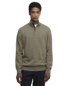 Cotton Quarter-Zip Jumper