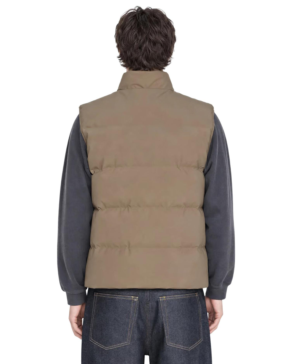 Daff Down Vest Dark Sand
