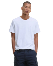 Barbour Tartan Sports T-Shirt – White