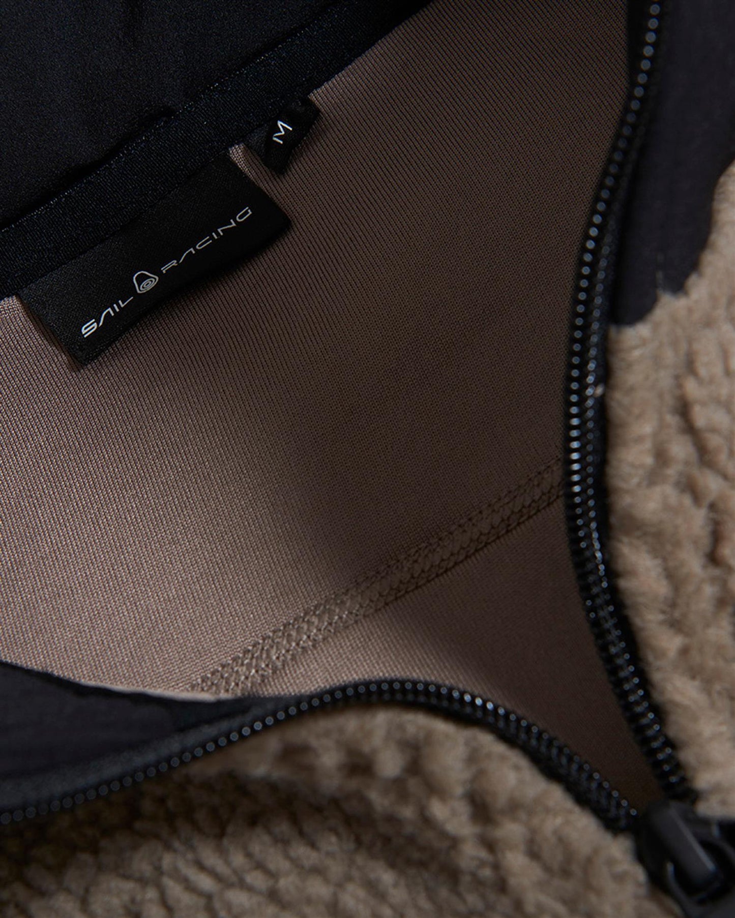 Bowman Pile Zip Jacket Sand