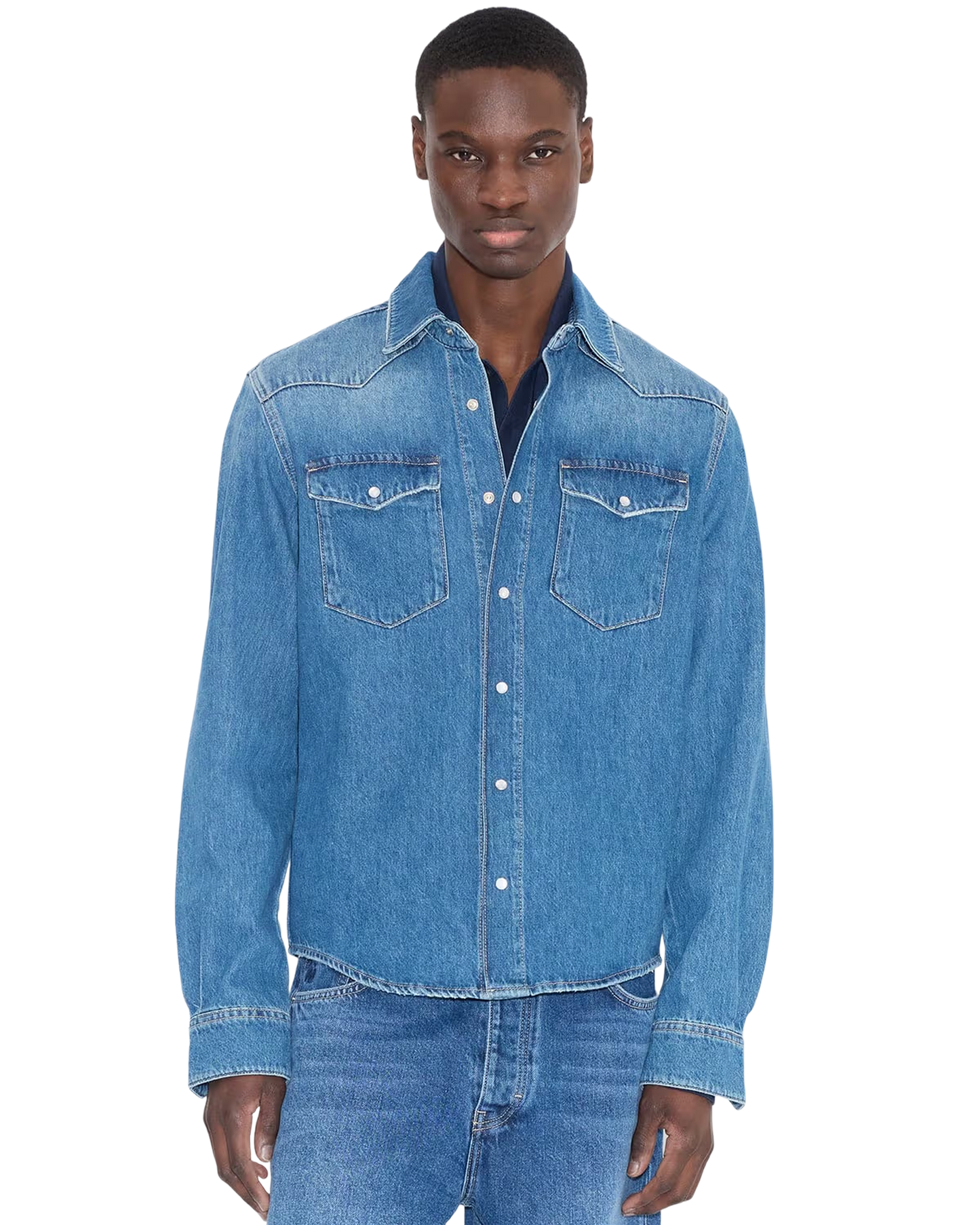 Slim-Fit Denim Shirt