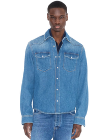Slim-Fit Denim Shirt