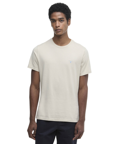 Barbour Tartan Sports T-Shirt – Beige