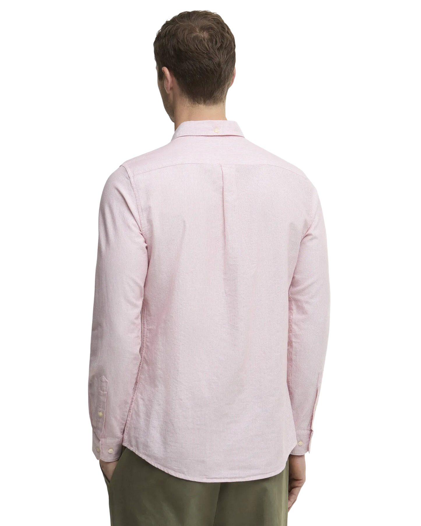 Striped Oxford Tailored Long-Sleeved Shirt