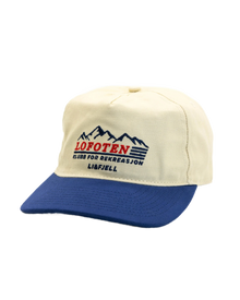 Lofoten Rekreasjon Caps – Kremhvit/Blå