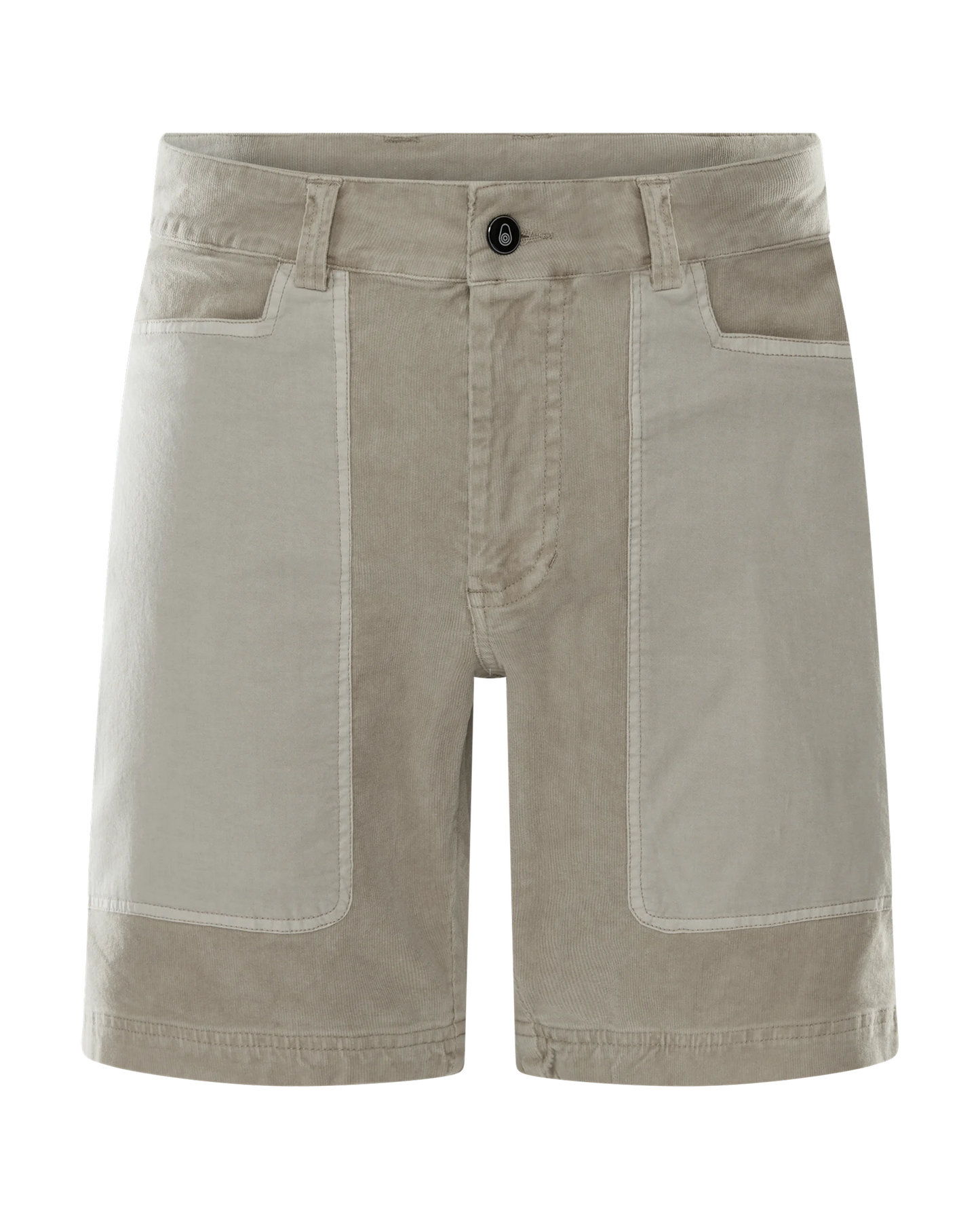 Blocked Corduroy Shorts