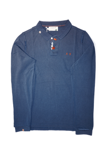 Prepster Polo Long Sleeve - Navy