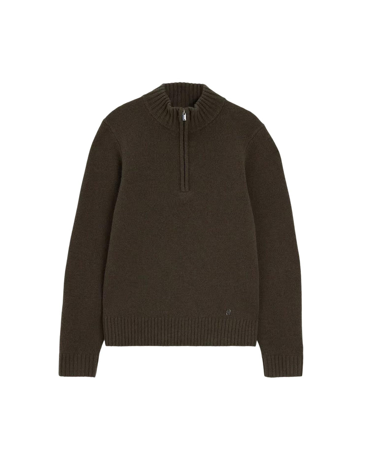 Andreas Half-Zip Sweater – Dk. Green