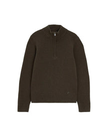 Andreas Half-Zip Sweater – Dk. Green