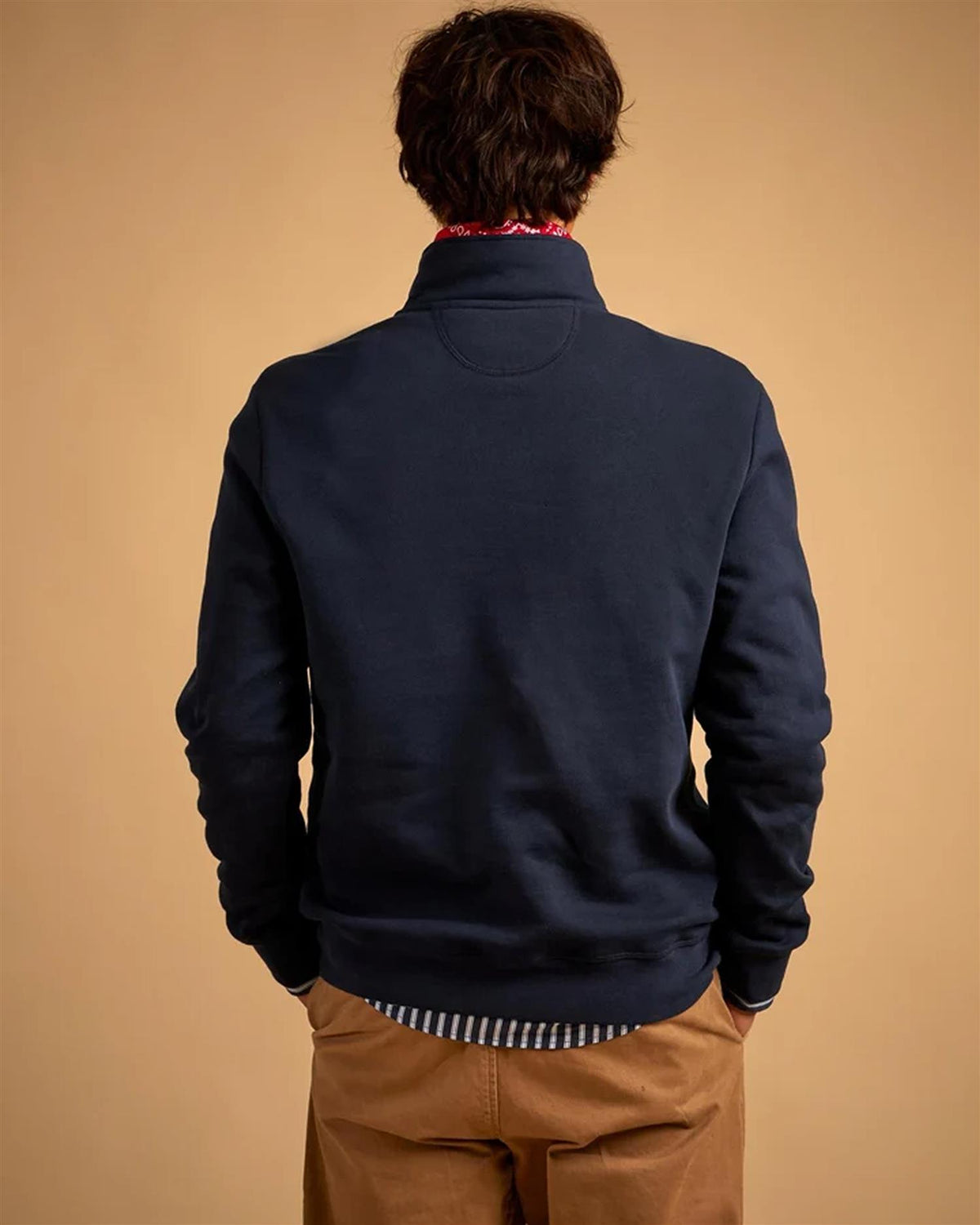 La Martina Cortina Dominic Half-Zip Sweatshirt – Navy