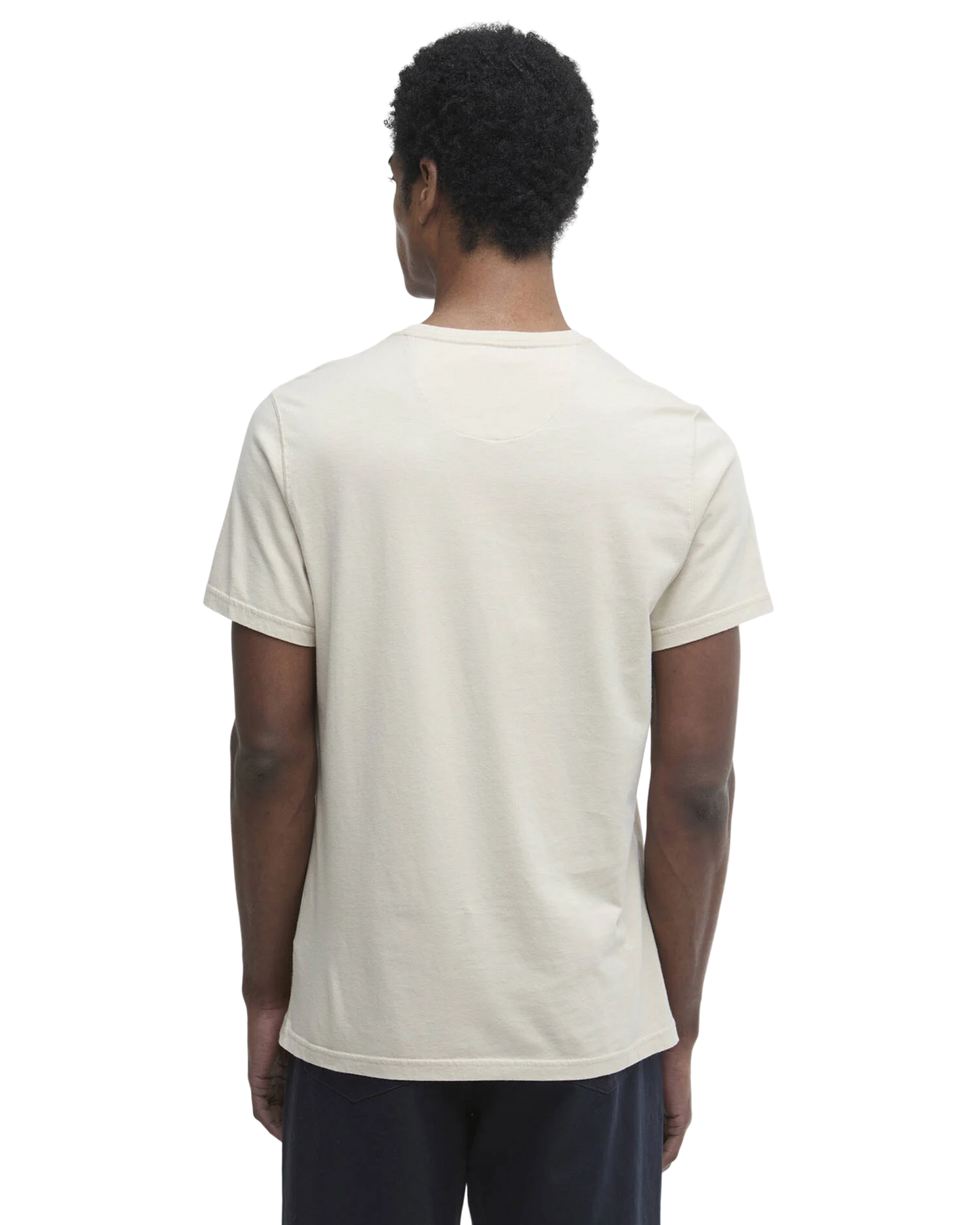 Barbour Tartan Sports T-Shirt – Beige