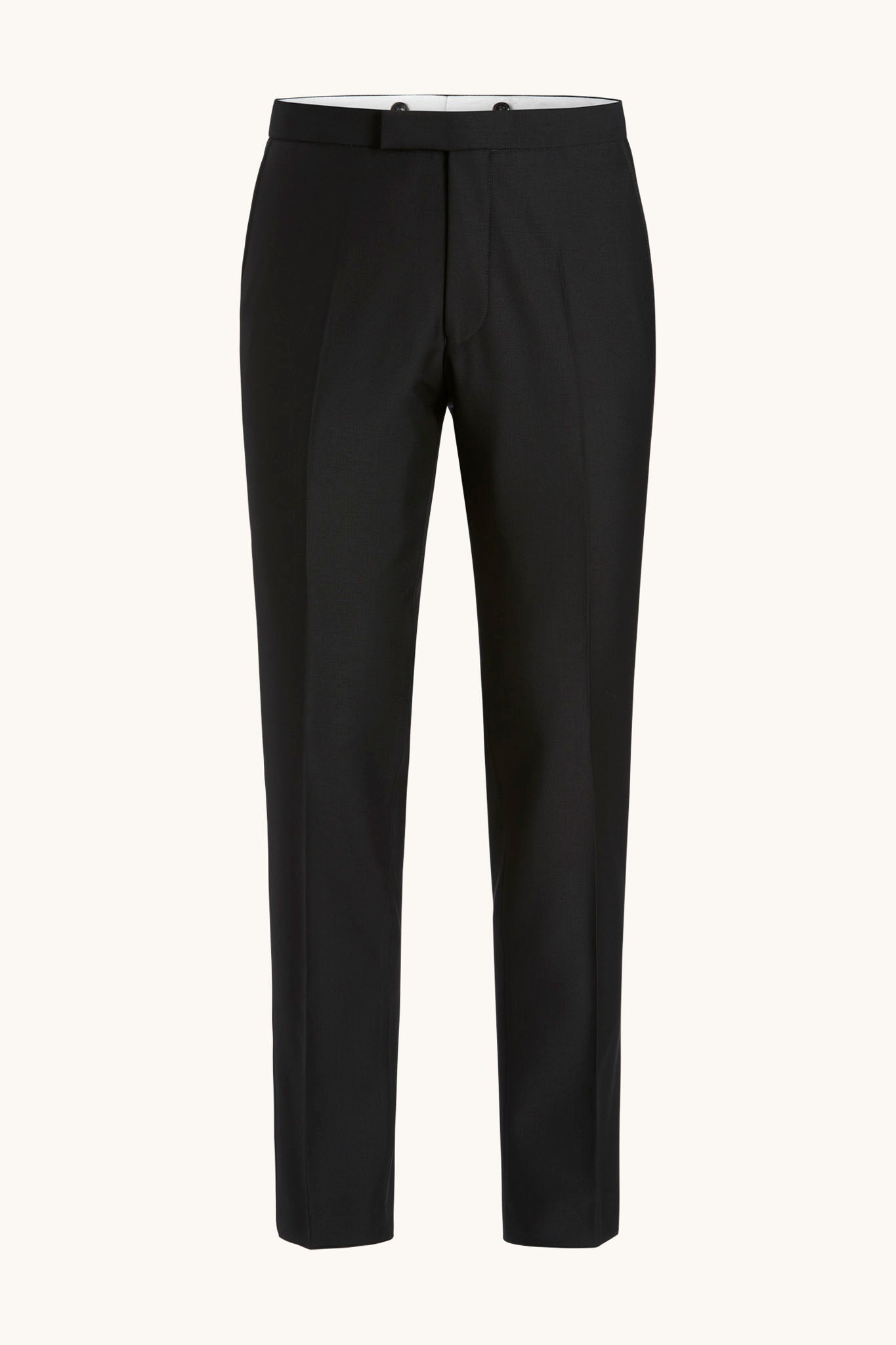 Denz Tuxedo Trousers - Black