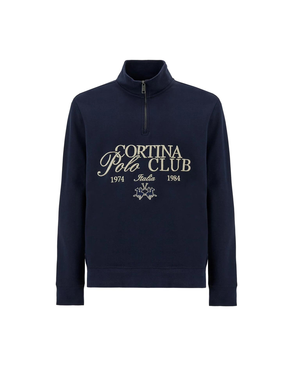 La Martina Cortina Dominic Half-Zip Sweatshirt – Navy