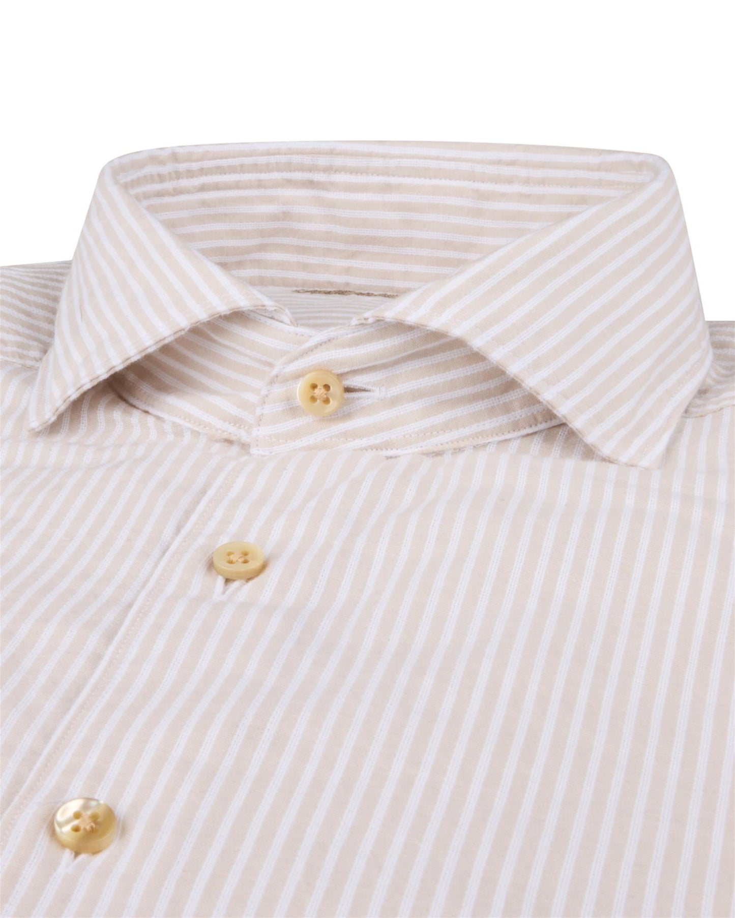 Stripete Lys beige skjorte - Regular
