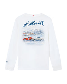 St. Moritz Long-Sleeve T-Shirt – White