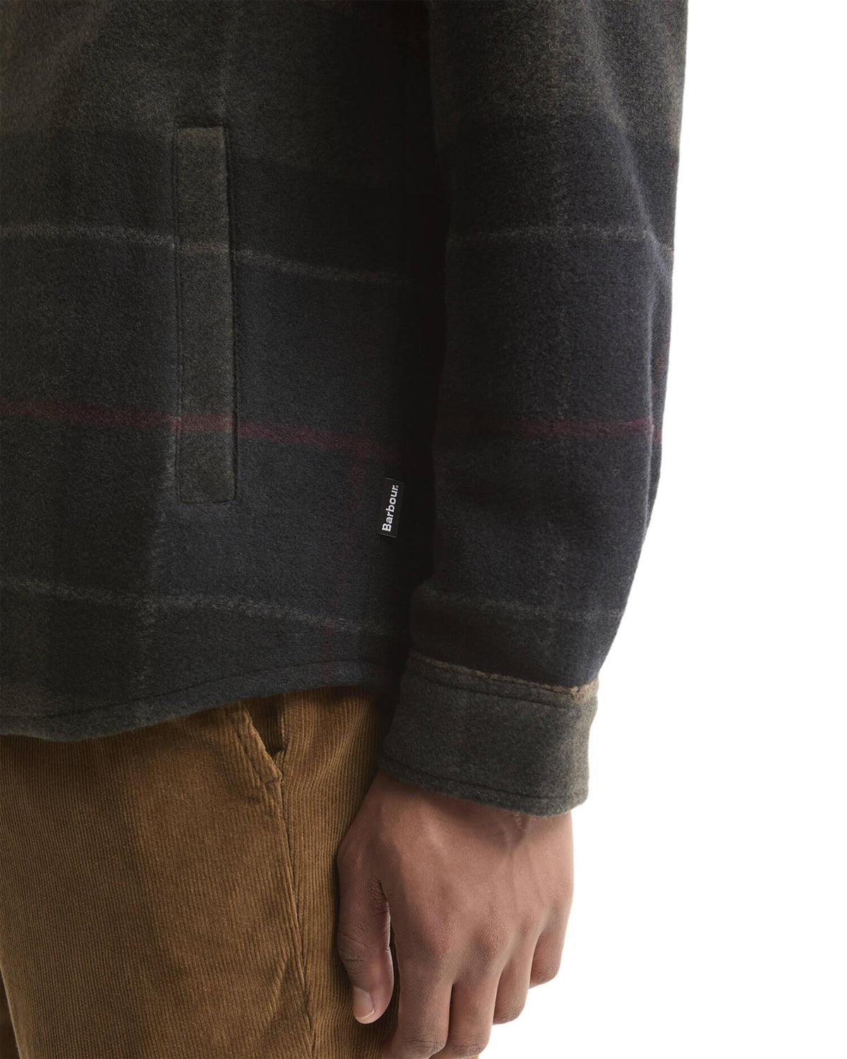 Woodlane Brushed Check Overshirt – Shadow Classic Tartan