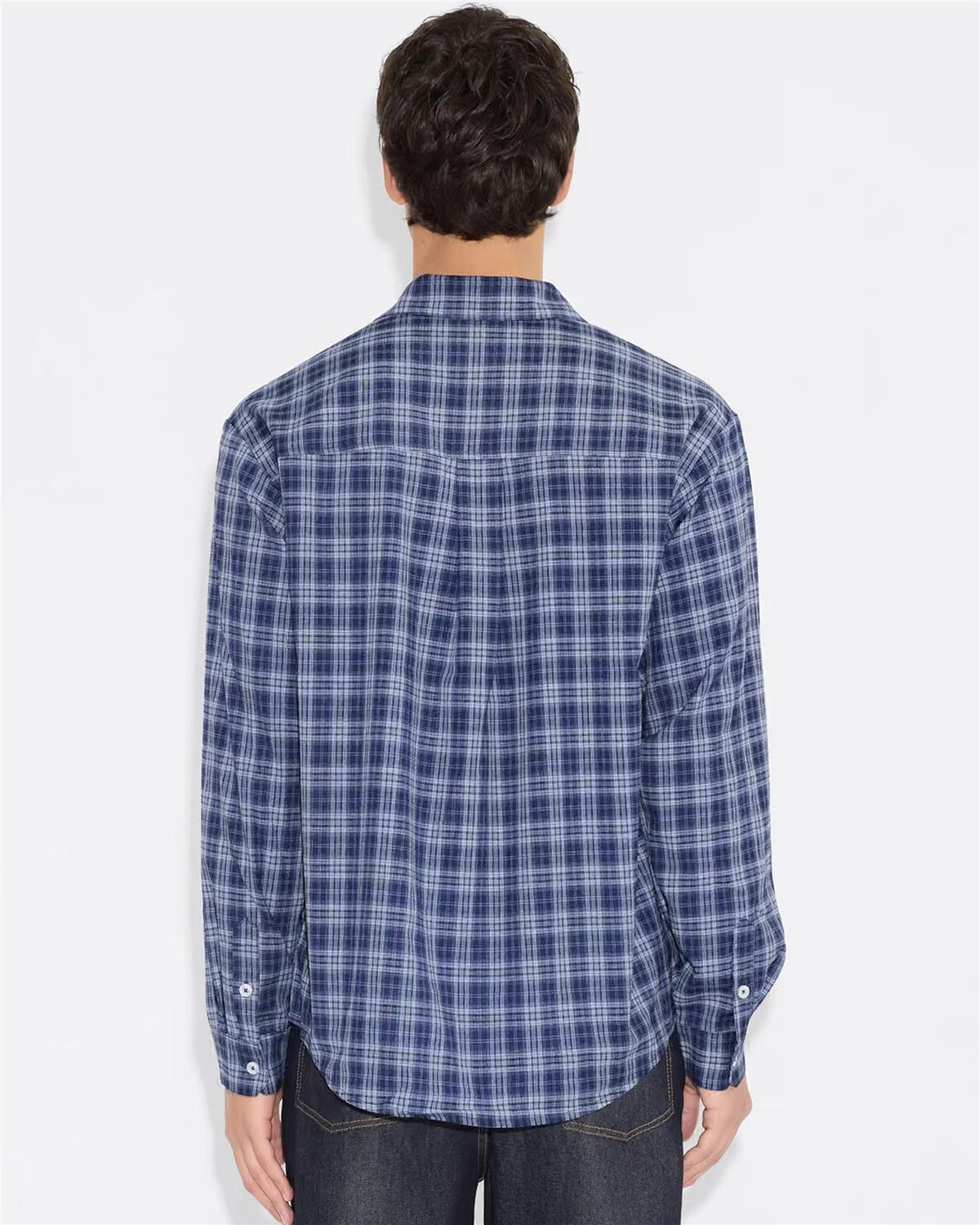 Fjord Check Shirt Blå