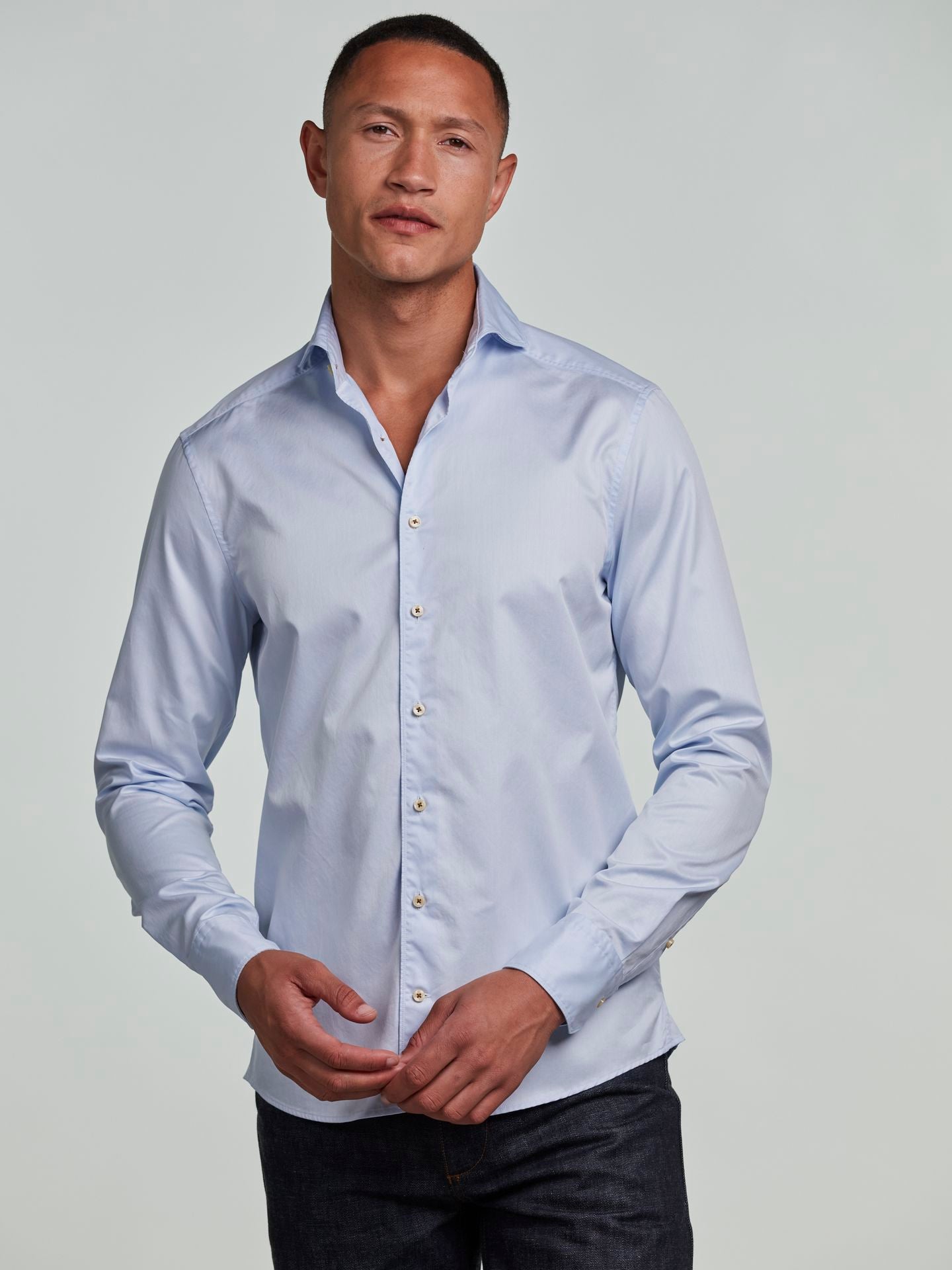Slimline, C22 Rc Cuff Casual Light Blue