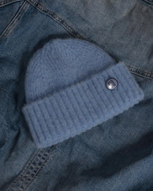 Fishtail Shaggy Beanie - Sky