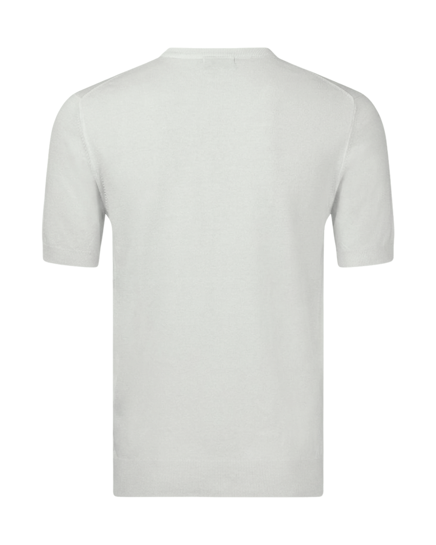 Organic cotton knit t-shirt - Beige