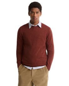 Essential Crew-Neck Jumper – Russet