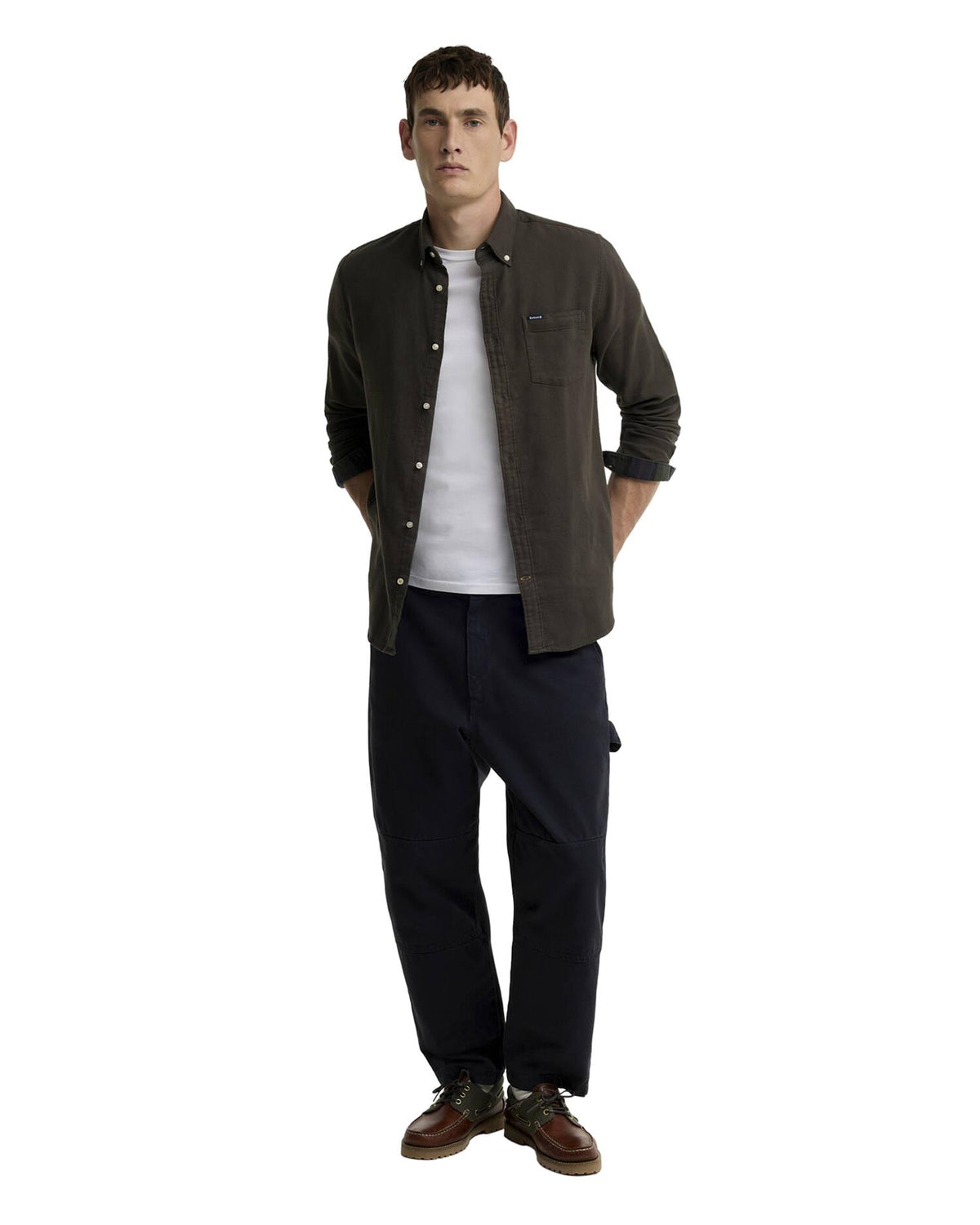 Buckley Tailored Long-Sleeved Shirt – Olive