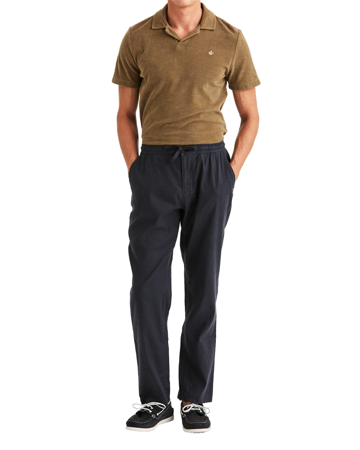 Fenix Linen Trousers - Navy