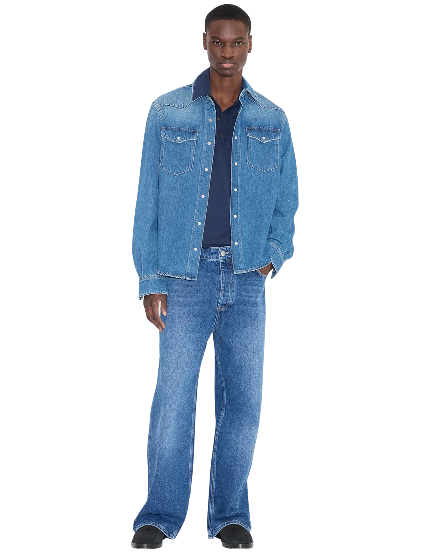 Slim-Fit Denim Shirt