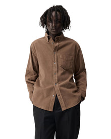 Casual Shirt Walnut Cord Brun