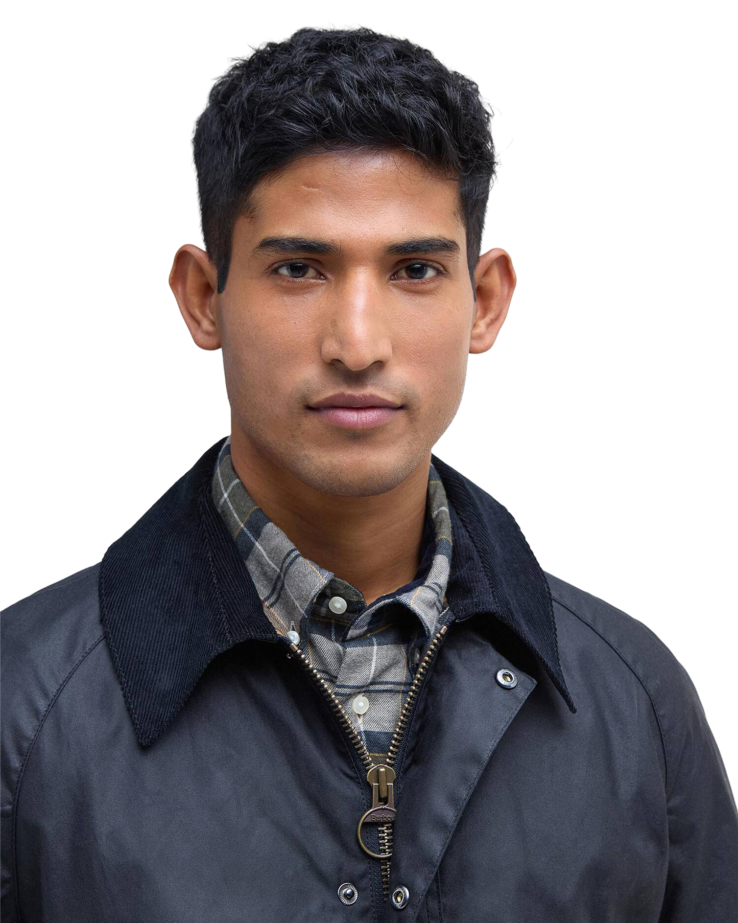 Barbour Ashby Wax Jacket Navy