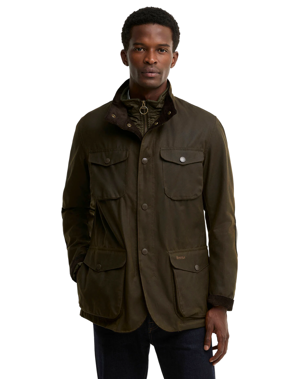 Ogston Waxed Jacket Olive