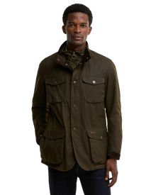 Ogston Waxed Jacket Olive