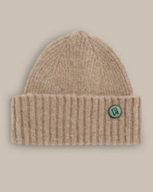 Fishtail Shaggy Beanie - Camel