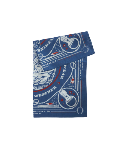 Heritage Bandana - Sailboat Blue