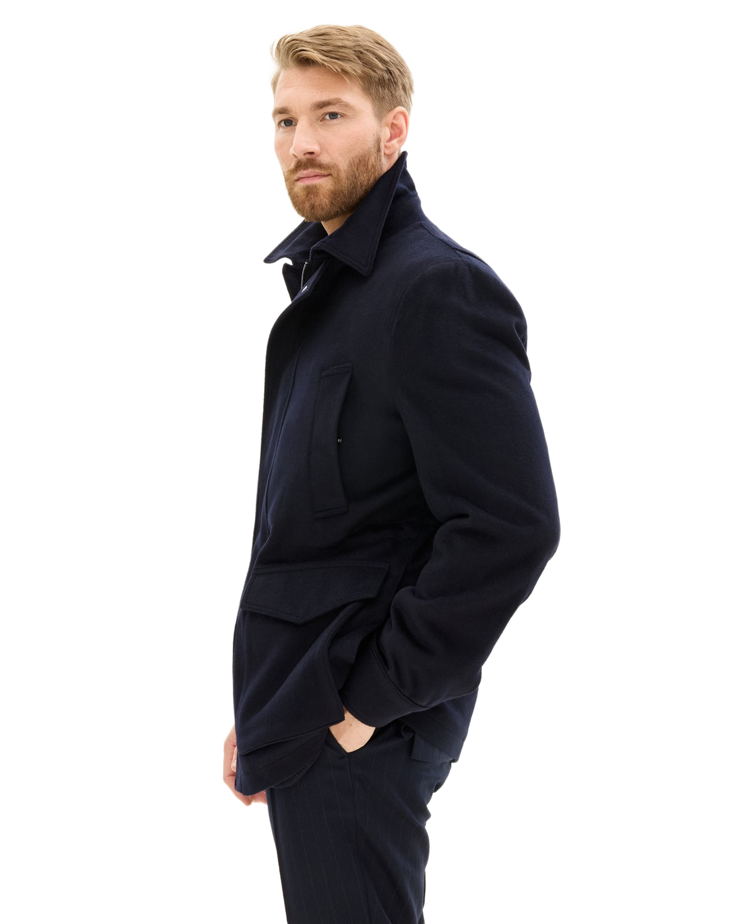 Brushed Wool Traveller Jacket