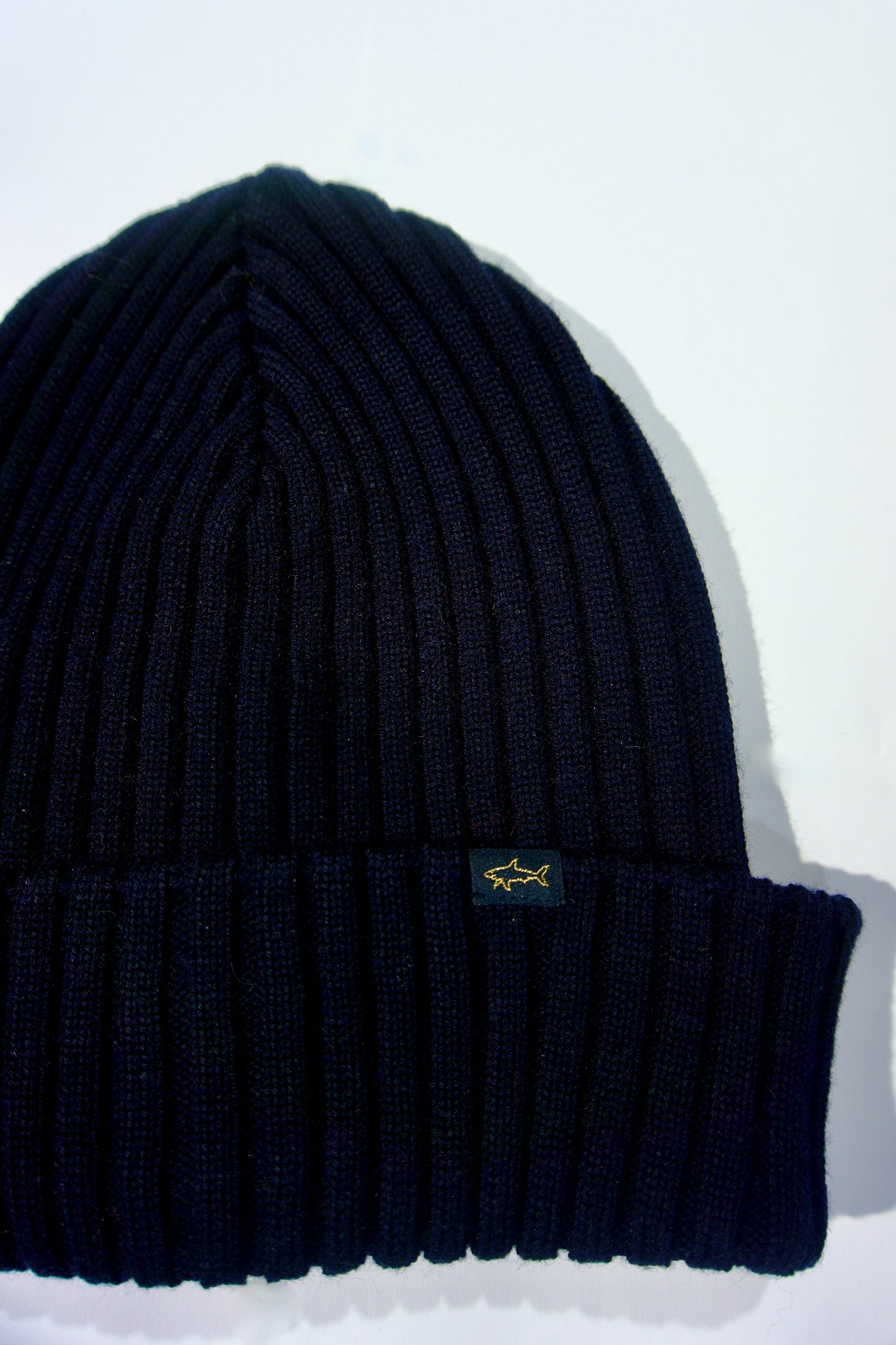 Ribbed wool beanie
