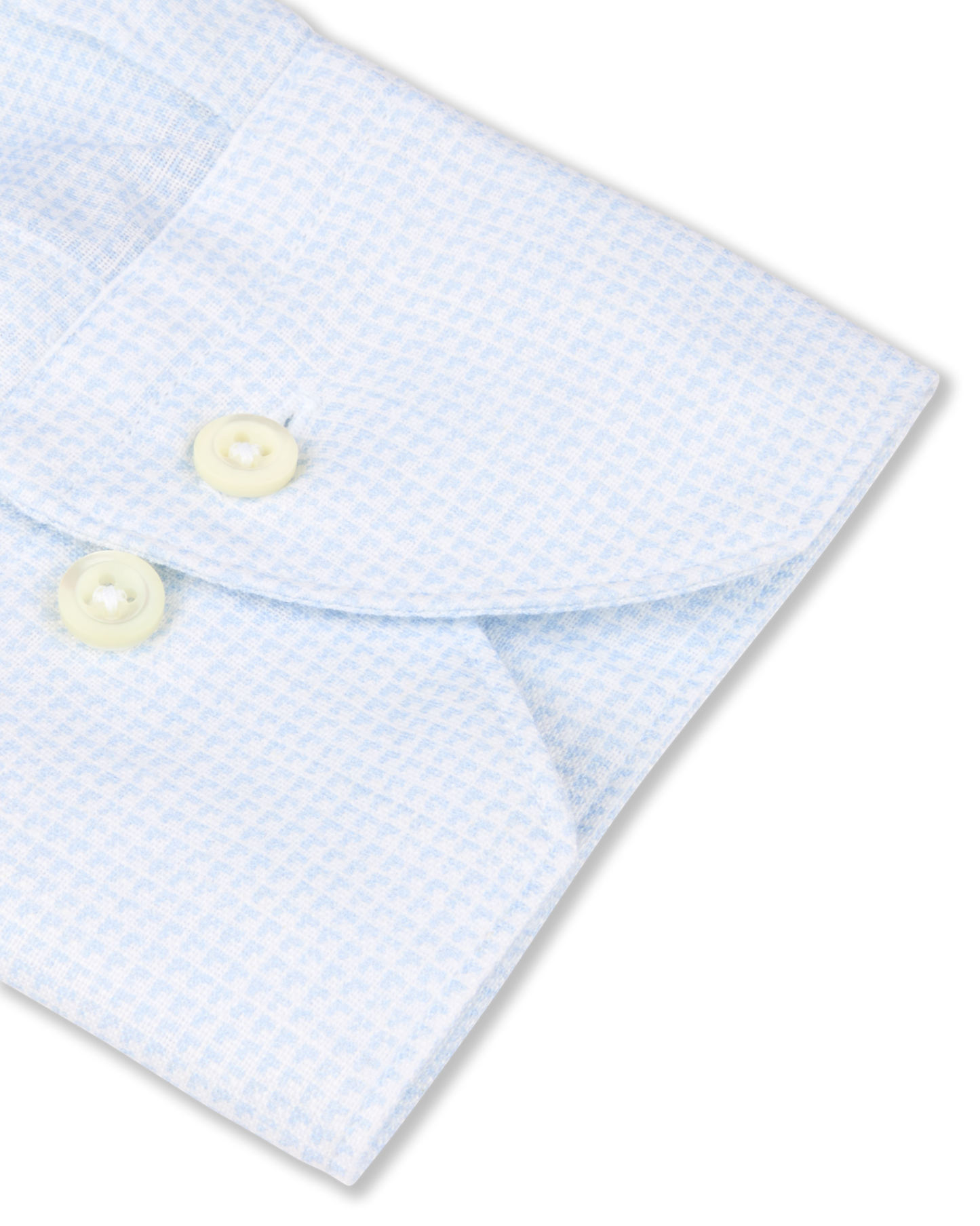 Light blue Checked Linen/Lyocell Shirt