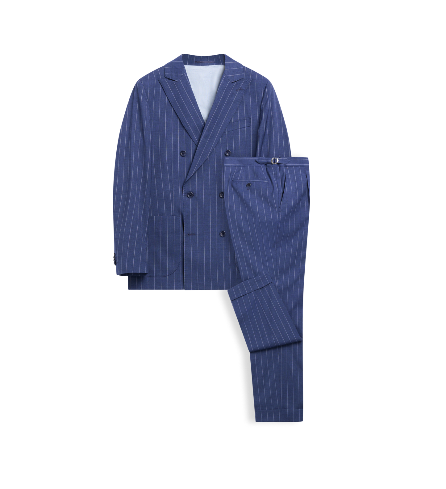 Jakob HL Hanko Mid Blue Stripe Suit