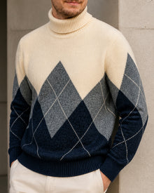 Gran Sasso Super Geelong Rollneck Off White