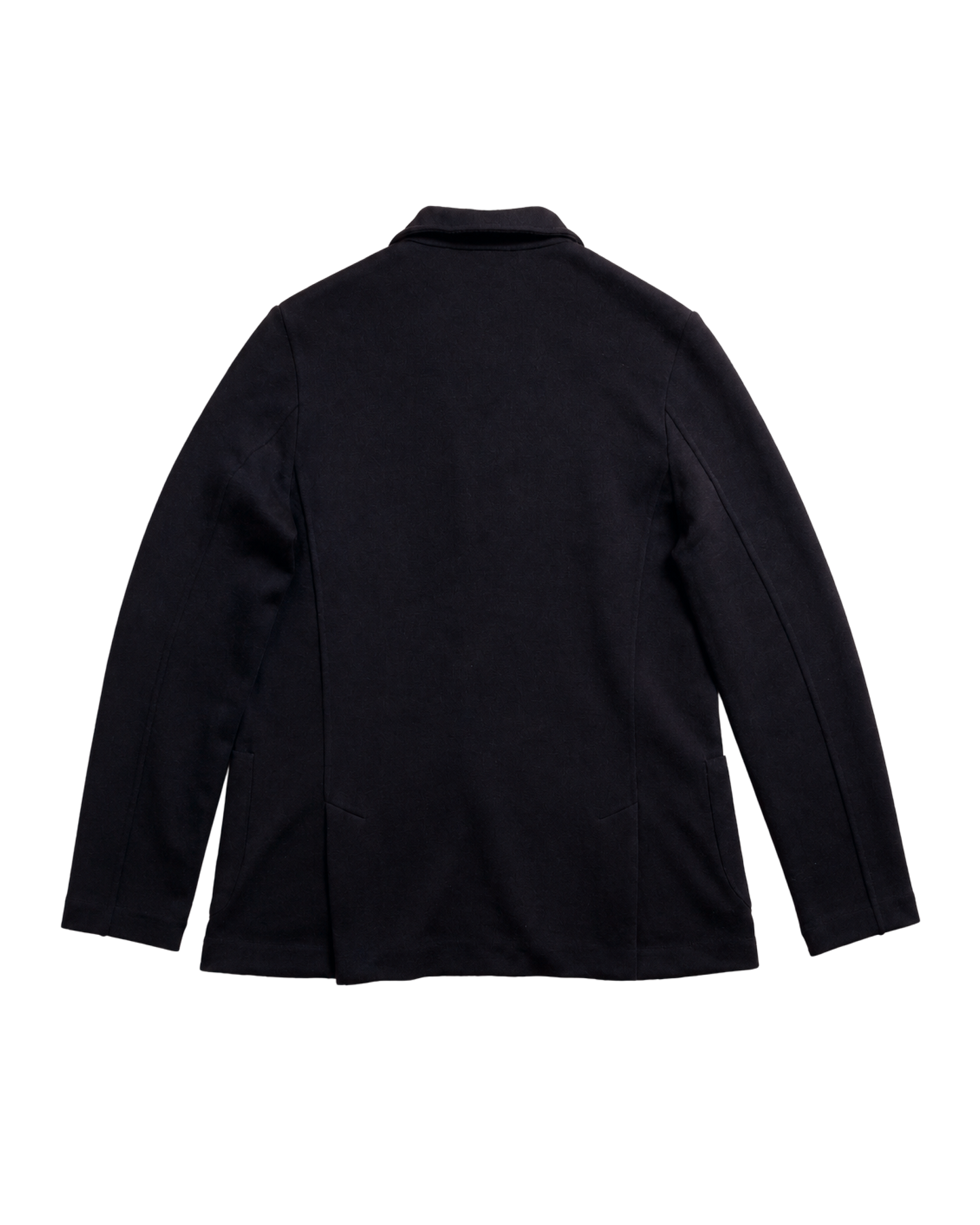 Strikket Blazer i Travel Wool Dark Blue