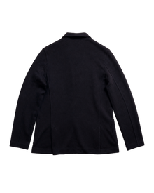 Strikket Blazer i Travel Wool Dark Blue