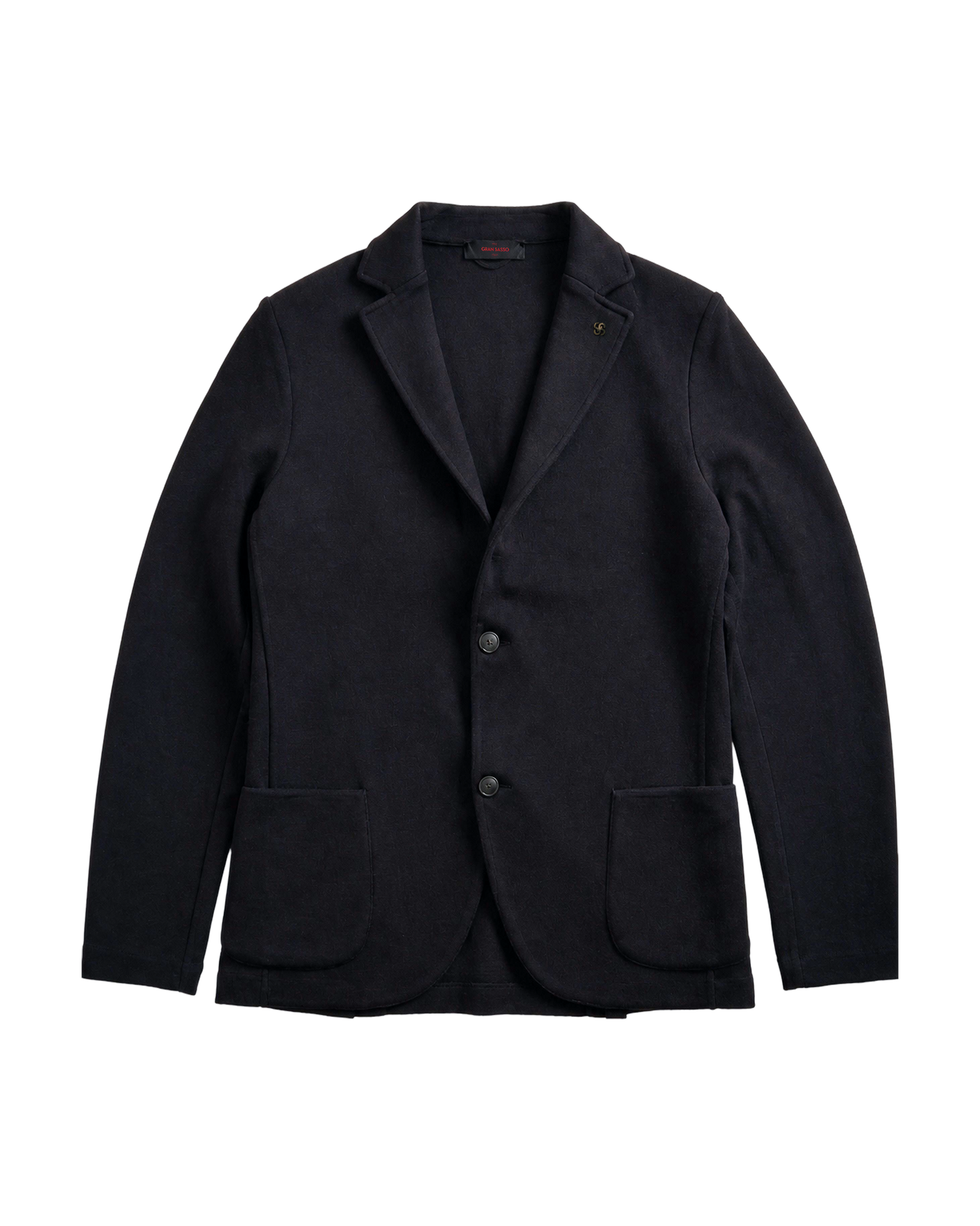 Strikket Blazer i Travel Wool Dark Blue
