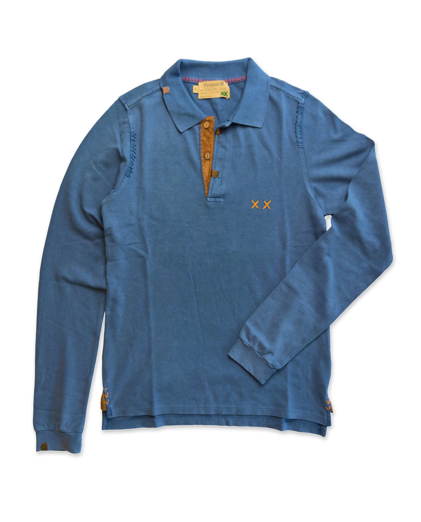 Prepster langermet Polo Deep Sea